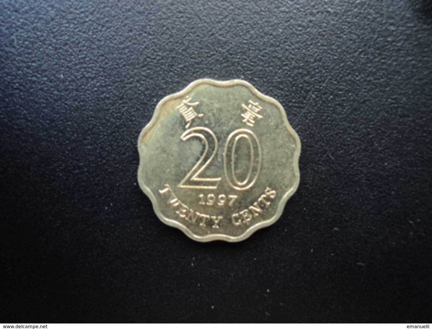 HONG KONG : 20 CENTS  1997   KM 67     SUP - Colonies