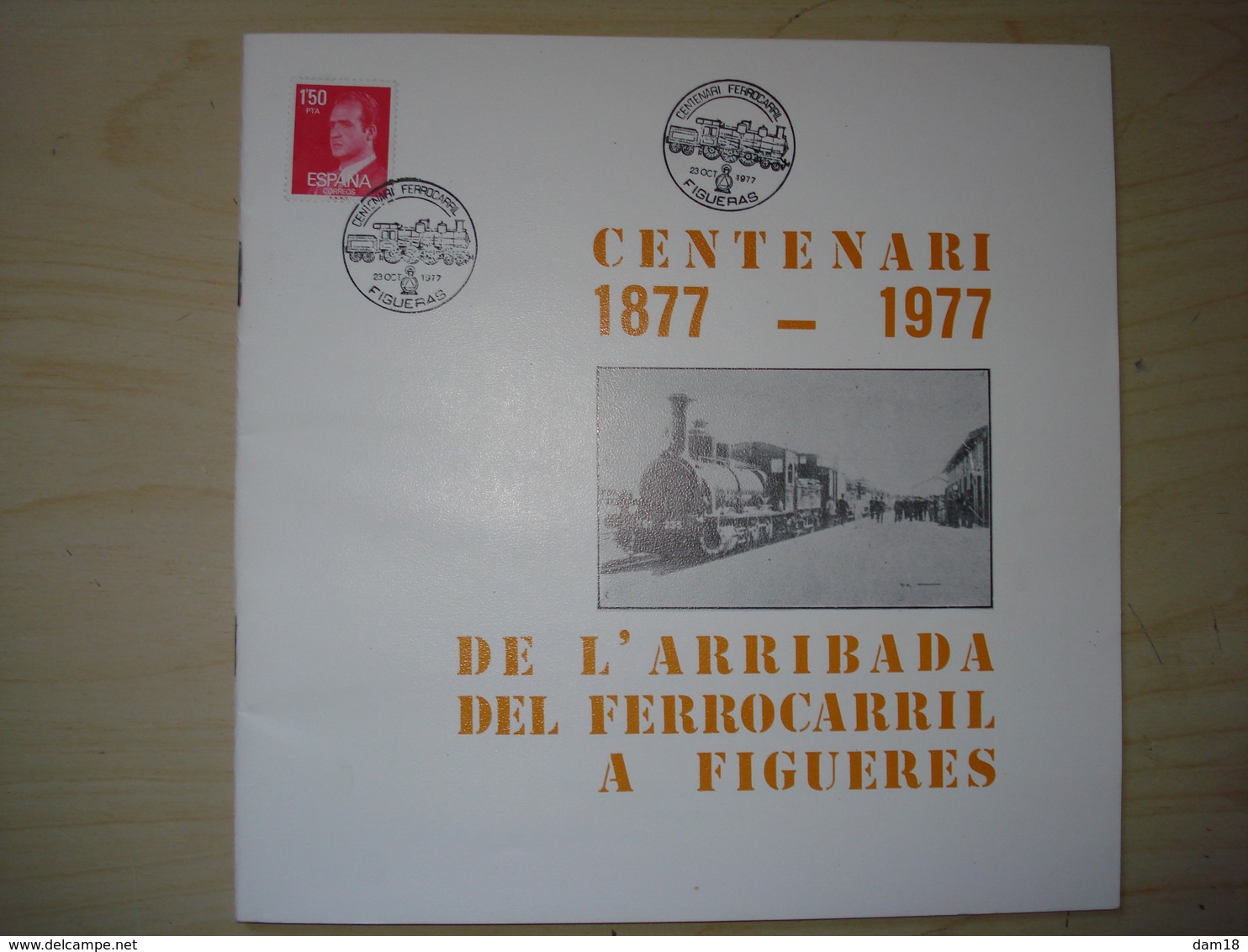 ESPAGNE PROGRAMA EXPOSICION CENTENARI FERROCARIL  FIGUERES 1977 24 PAGES + FEUILLET N° + REGLEMENT CONCOURS - Briefmarkenaustellung