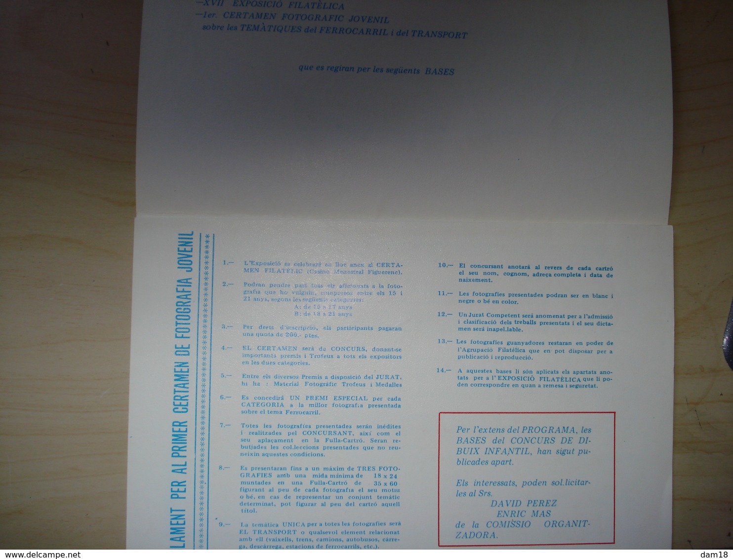 ESPAGNE PROGRAMA EXPOSICION CENTENARI FERROCARIL  FIGUERES 1977 24 PAGES + FEUILLET N° + REGLEMENT CONCOURS - Philatelic Exhibitions