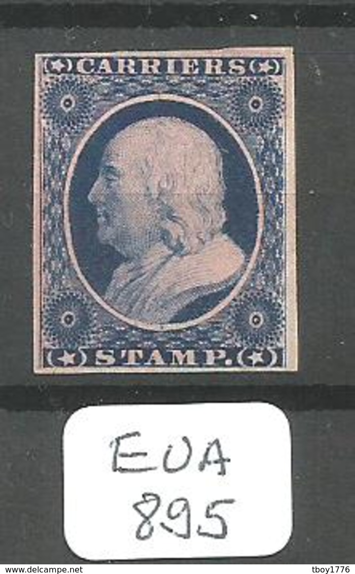 EUA CARRIERS STAMPS SCOTT LO3  REPRINT - Sellos Locales