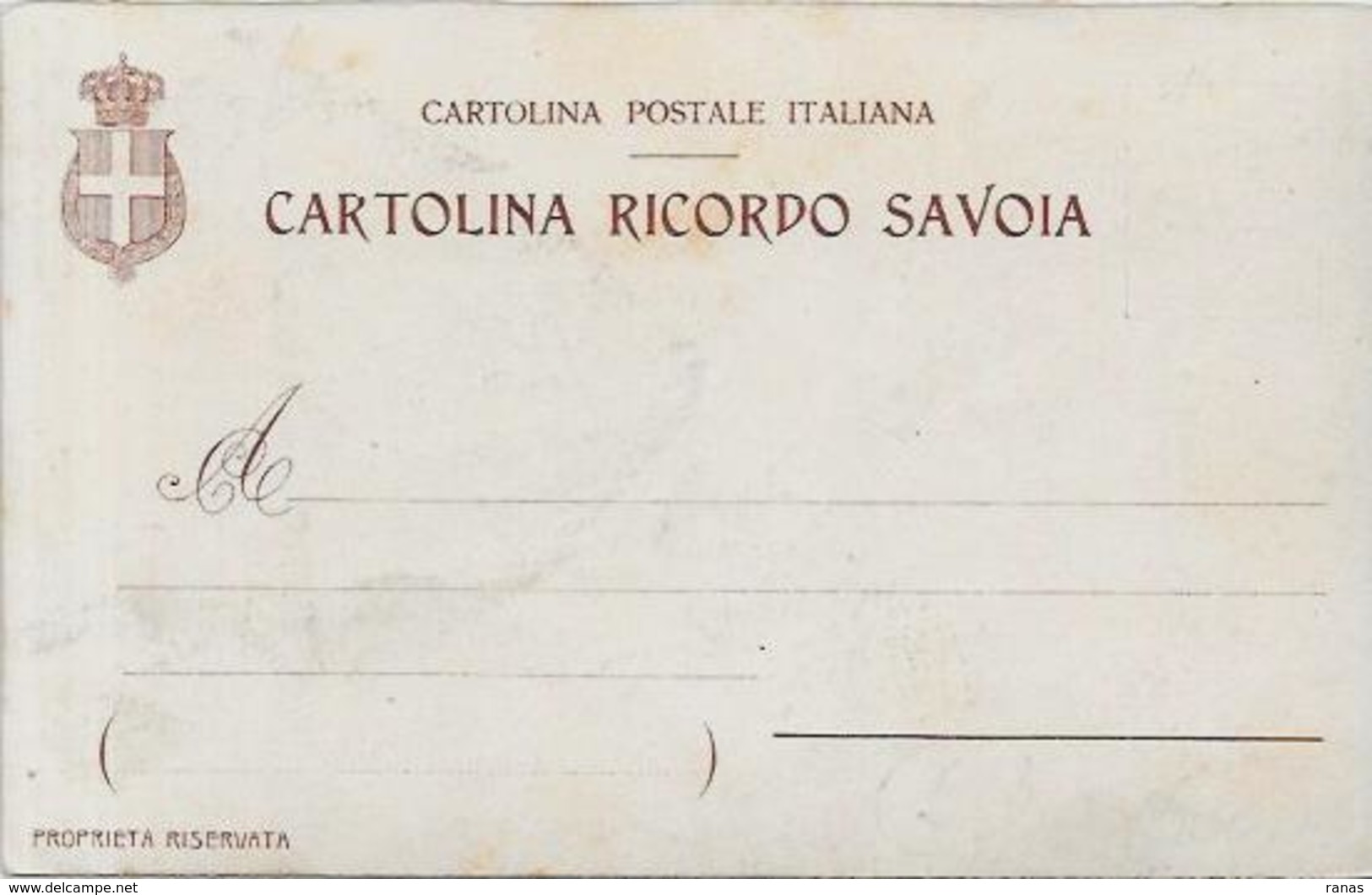 CPA SAVOIE Savoia Italie Italia Patriotique Non Circulé Voir Scan Du Dos - Sonstige & Ohne Zuordnung
