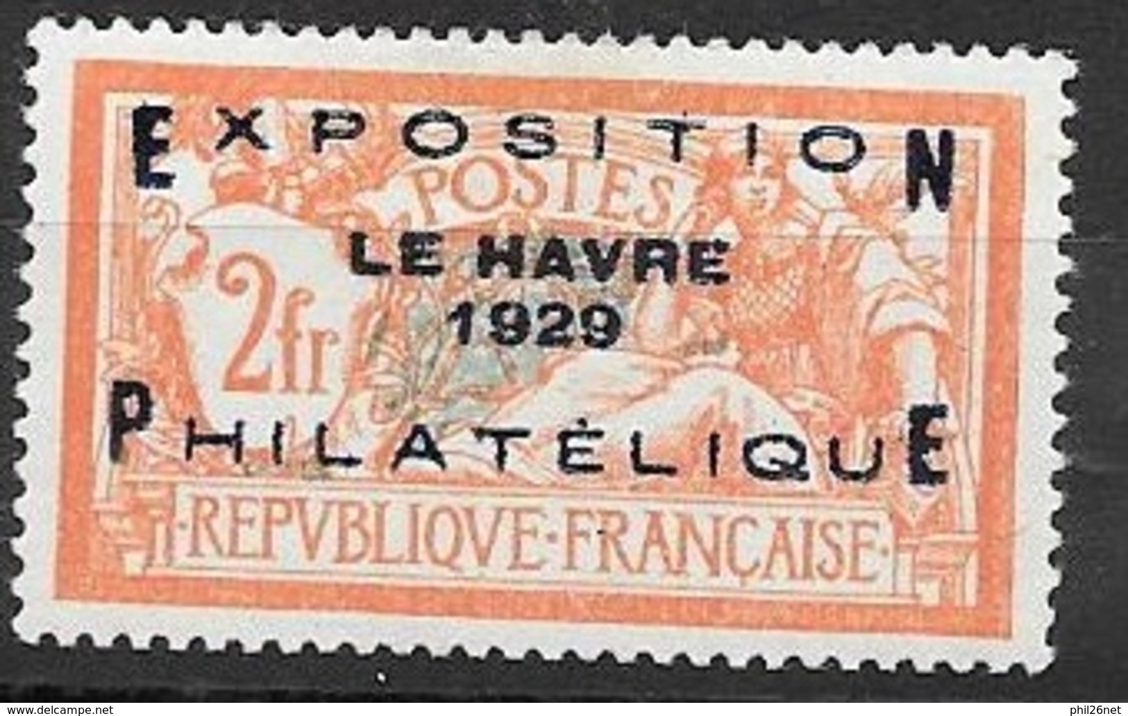 France N° 257A Expo Le Havre Très Bien Centré Signé Infime Trace De Charnière  - Neufs