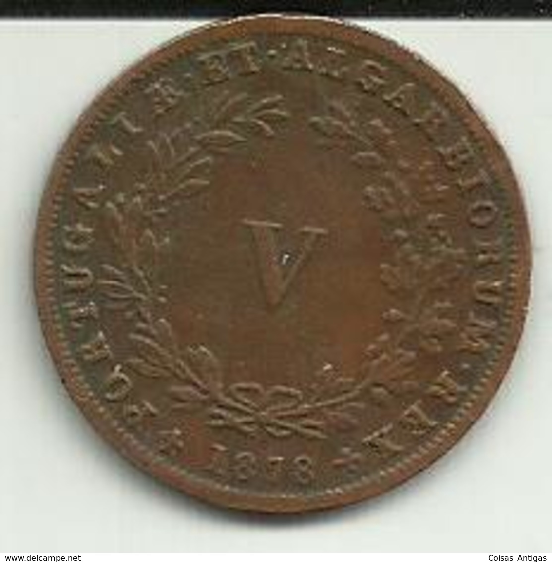 V Réis 1878 D. Luis I Portugal - Portugal