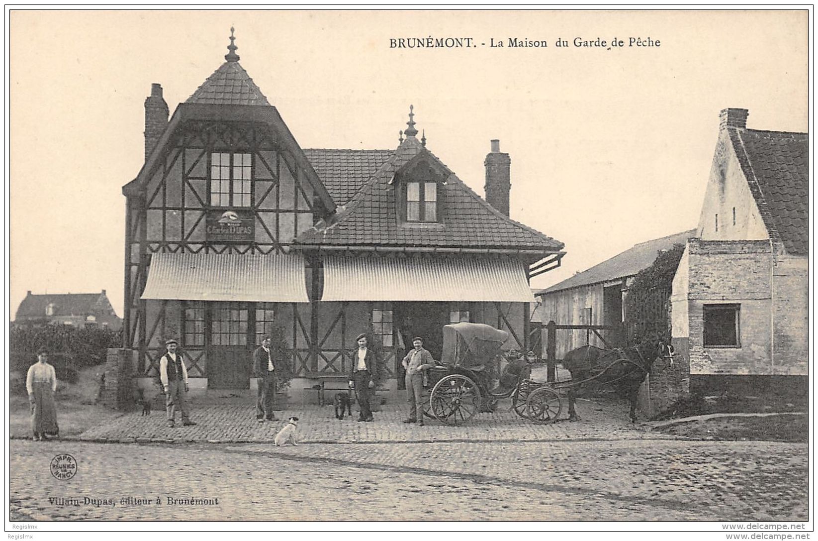 59-BRUNEMONT-LA MAISON DU GARDE DE PECHE-N°R2045-H/0263 - Altri & Non Classificati