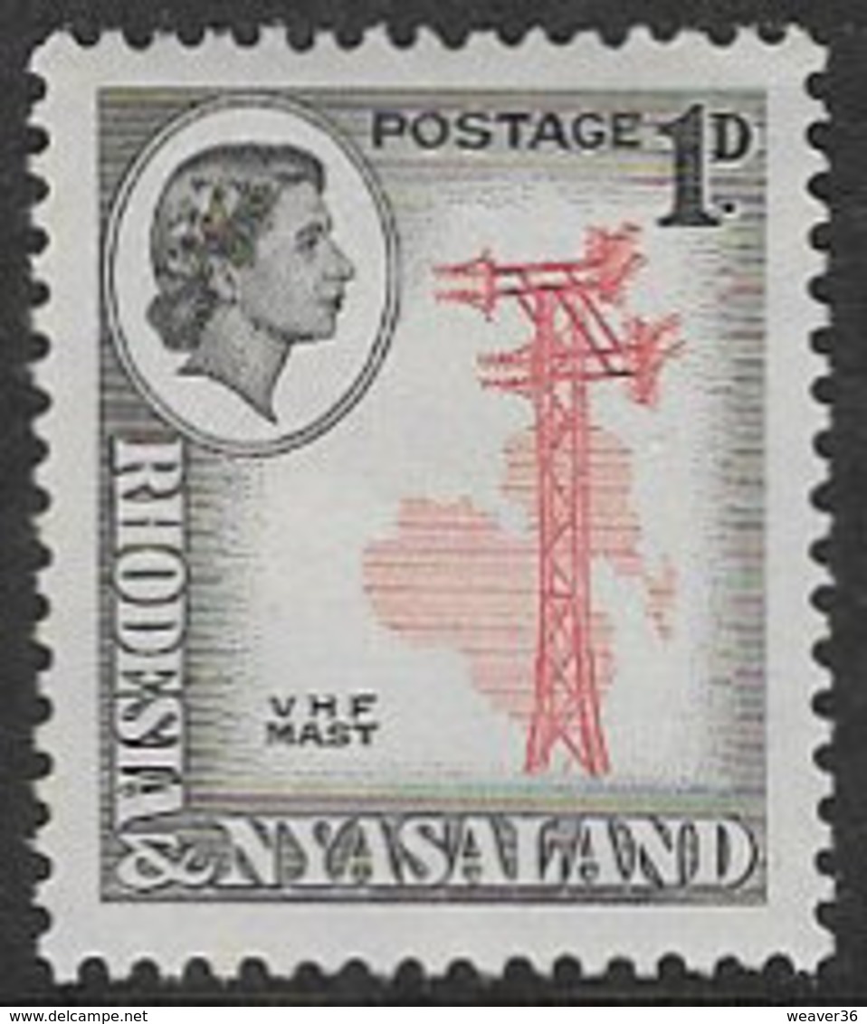 Rhodesia & Nyasaland SG19 1959 Definitive 1d Unmounted Mint [37/30707/2D] - Rhodésie & Nyasaland (1954-1963)