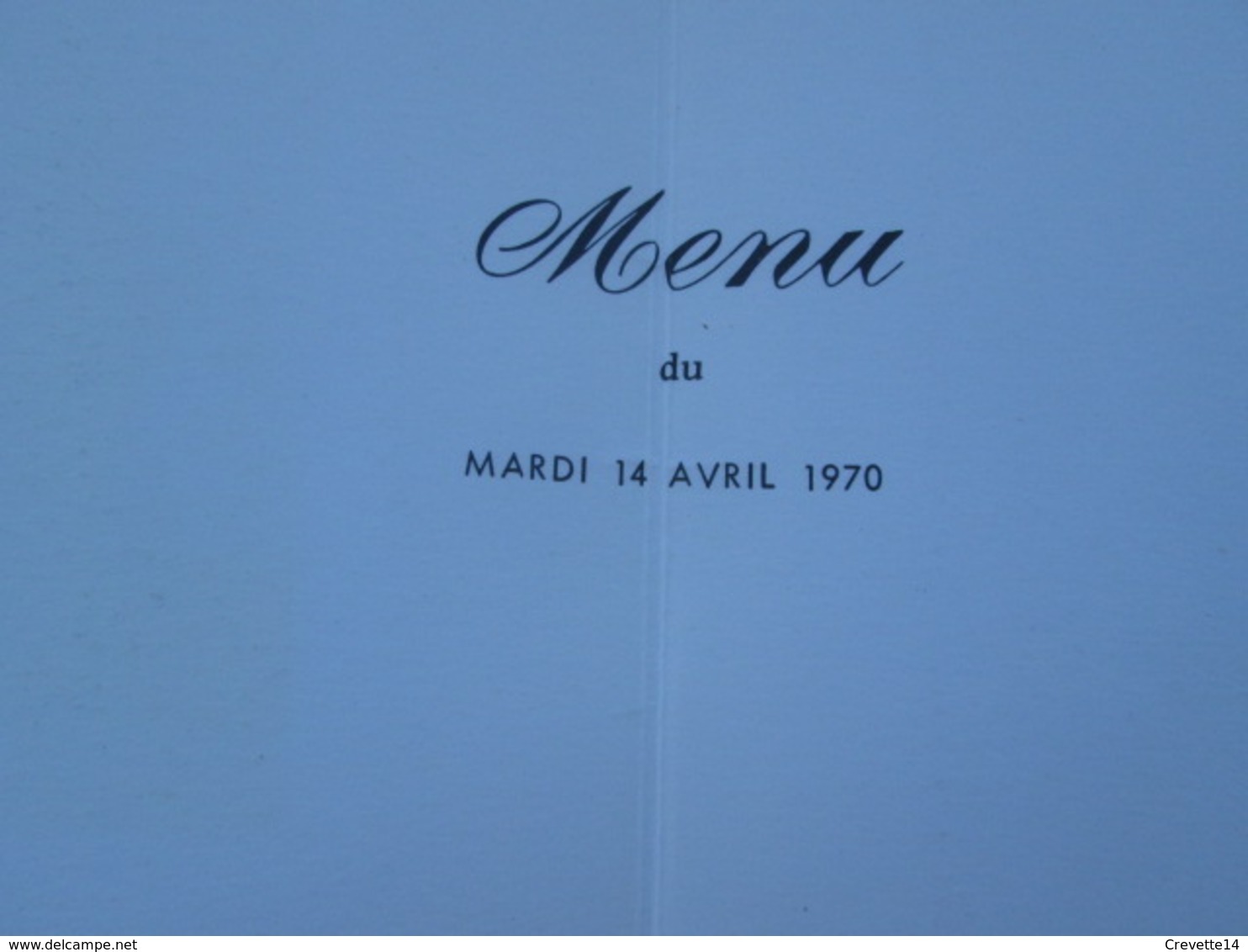 Menu Paquebot France 14 Avril 1970, Dessin De Par J. A. Mercier, Croisière Ottomane 24x 34cm Vu à 15€ Sur I-B !!!! - Menus