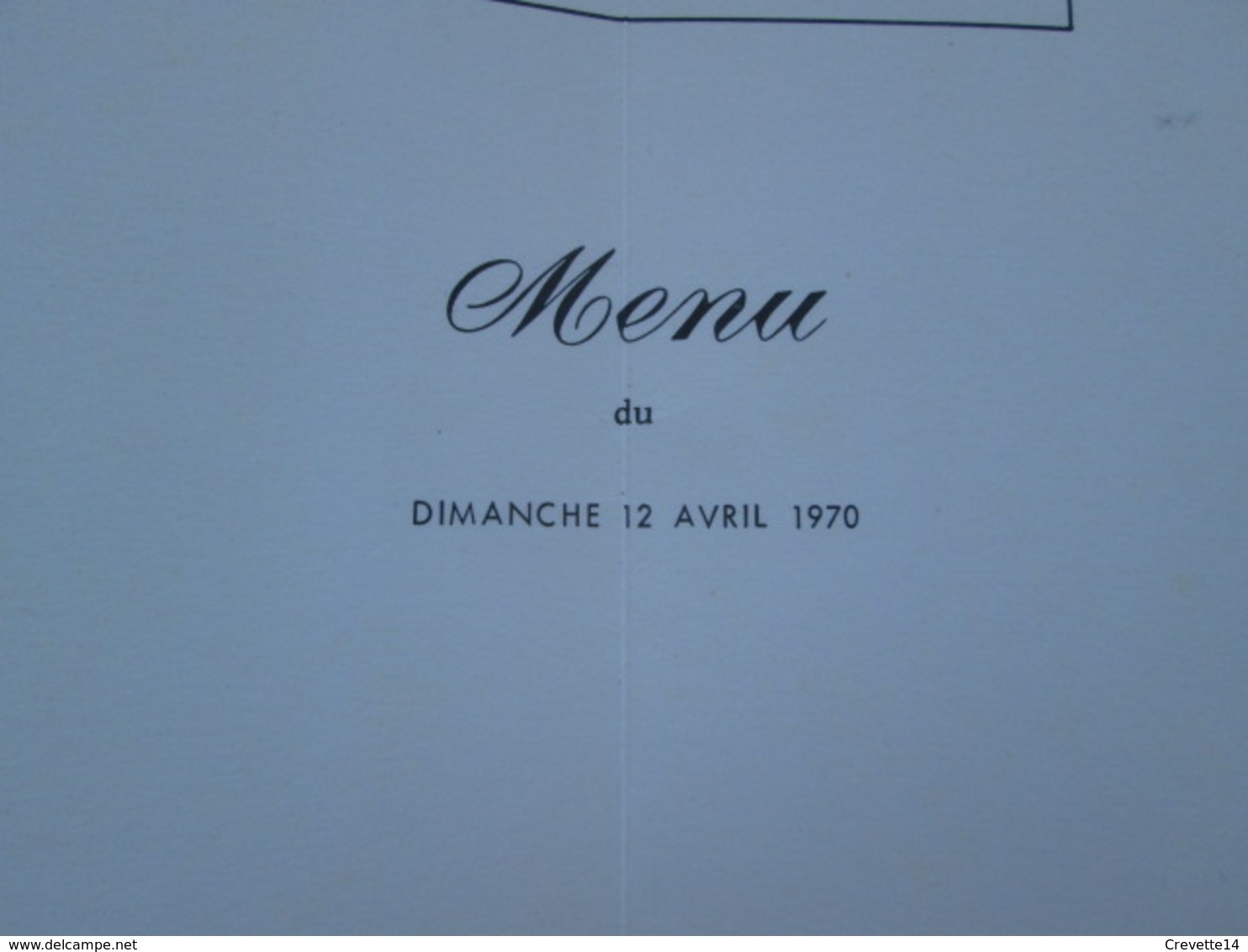 Menu Paquebot France 12 Avril 1970, Dessin De Par J. A. Mercier, Croisière Ottomane 24x 34cm Vu à 15€ Sur I-B !!!! - Menus