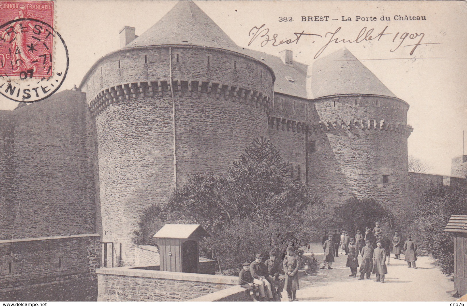 Brest La Porte Du Château N° 382 - Brest