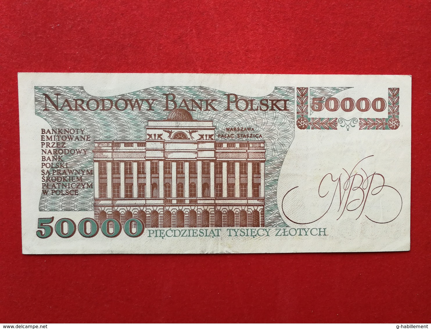 Poland - 50 000 Zlotych 1989 Pick 153  - Sup / Xf ! (CLVO22) - Pologne