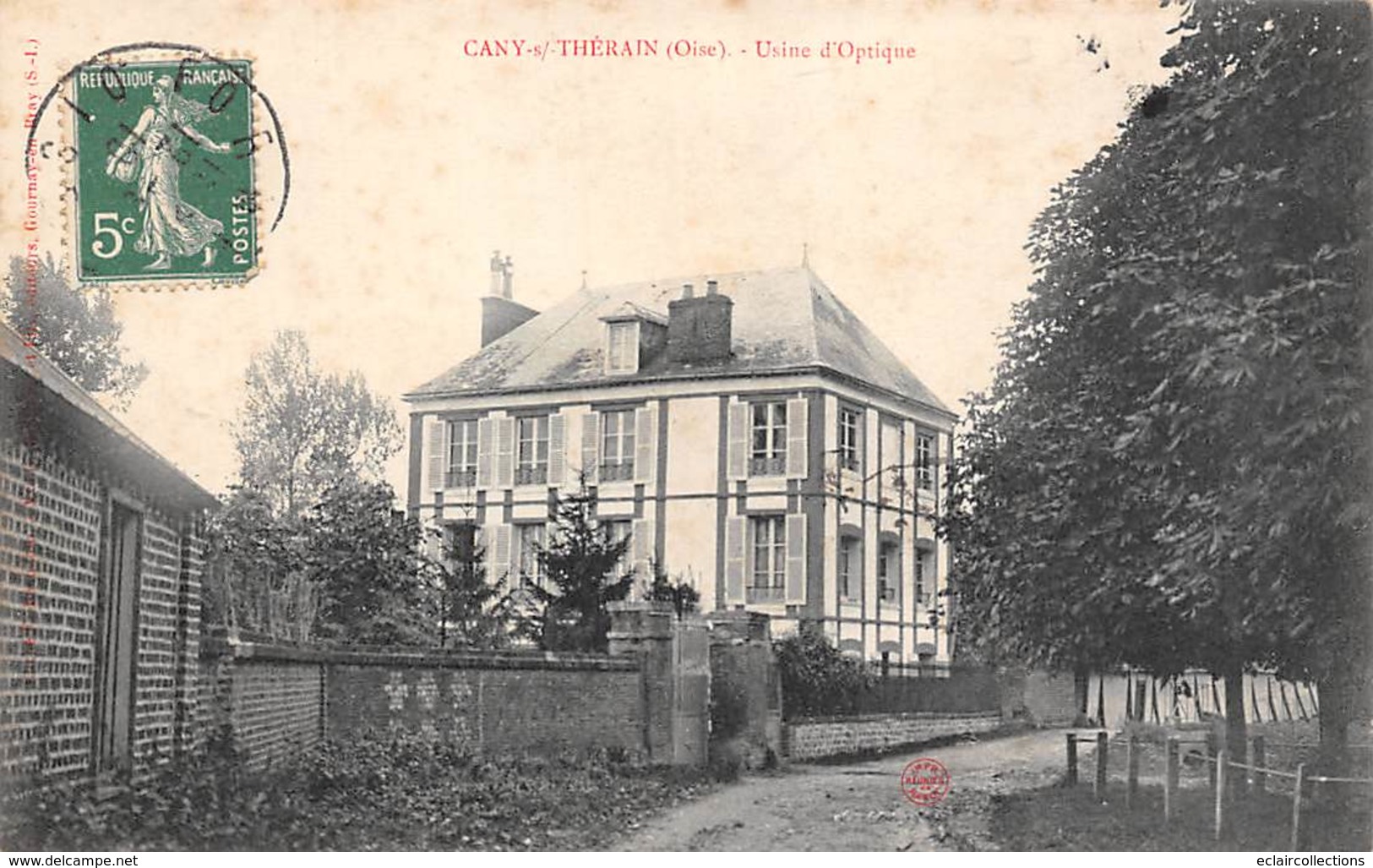 Théme:  Métier.Horlogerie.Orfèvrerie.Bijouterie .Cany Sur Thérain 60. Usine D'Optique   (voir Scan) - Sonstige & Ohne Zuordnung