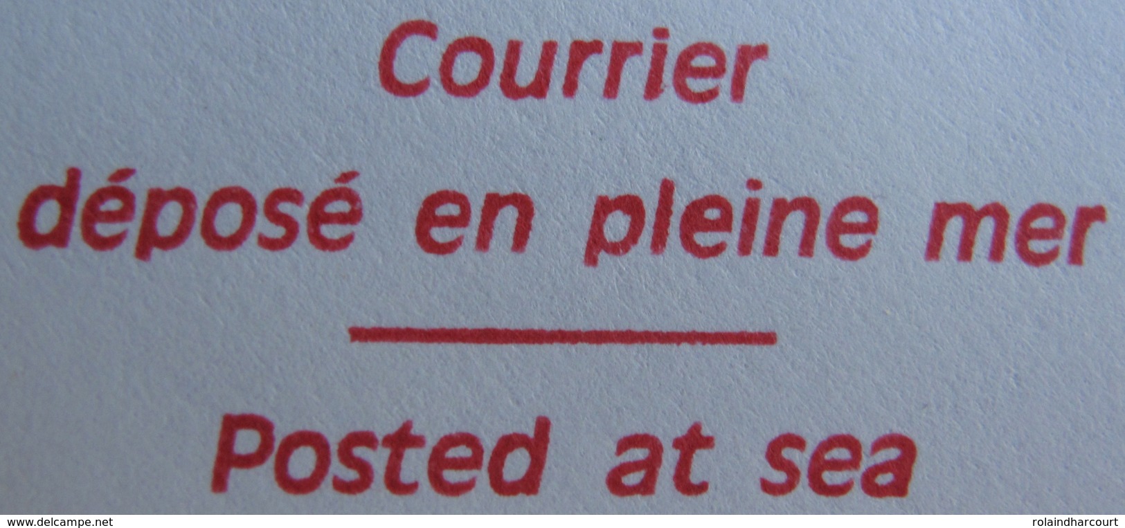 LOT A62 - COURRIER DES MARINS DEPOSE EN PLEINE MER - LONDRES > GÊNES > NEUILLY-SUR-SEINE - PAQUEBOT S/S BOTANY BAY - Errors, Freaks & Oddities (EFOs