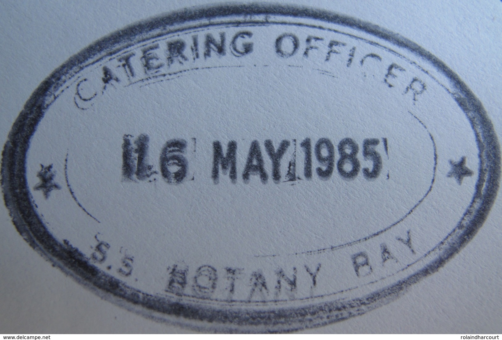 LOT A62 - COURRIER DES MARINS DEPOSE EN PLEINE MER - LONDRES > GÊNES > NEUILLY-SUR-SEINE - PAQUEBOT S/S BOTANY BAY - Errors, Freaks & Oddities (EFOs