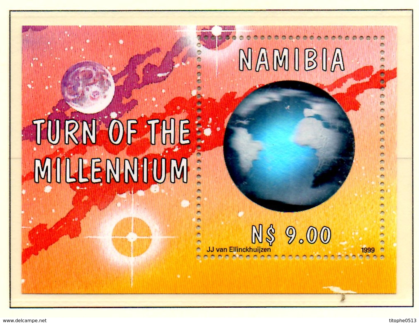 NAMIBIE. BF 59 De 1999. Millénium. - Hologrammes