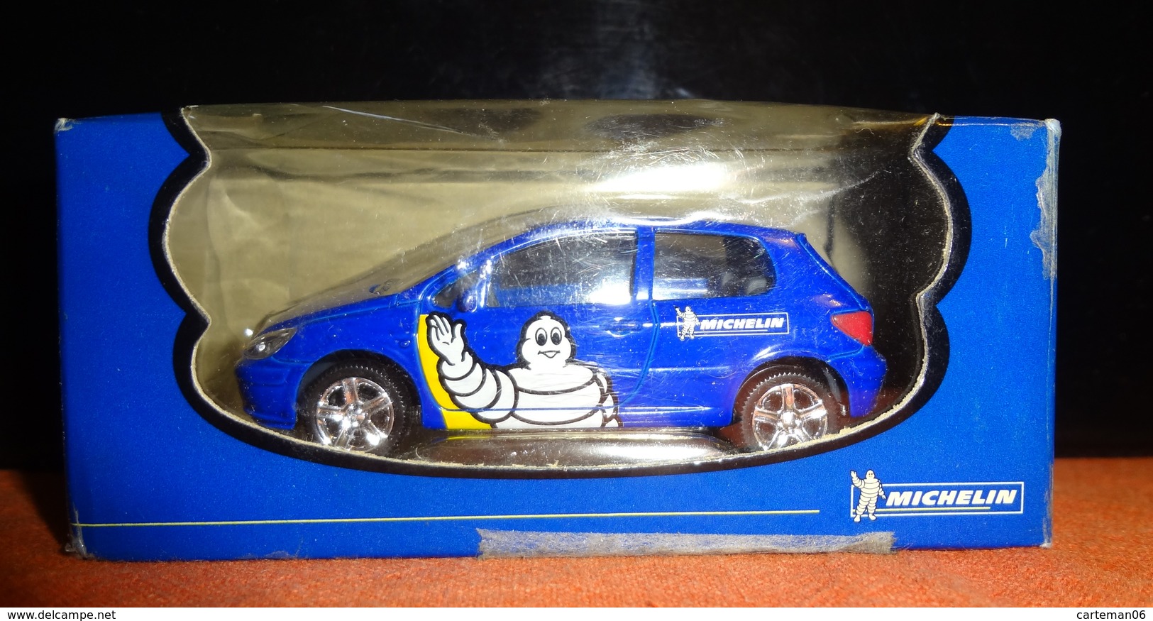 Voiture - Peugeot 307 "Michelin" - Norev - 3 Inches - Advertising - All Brands