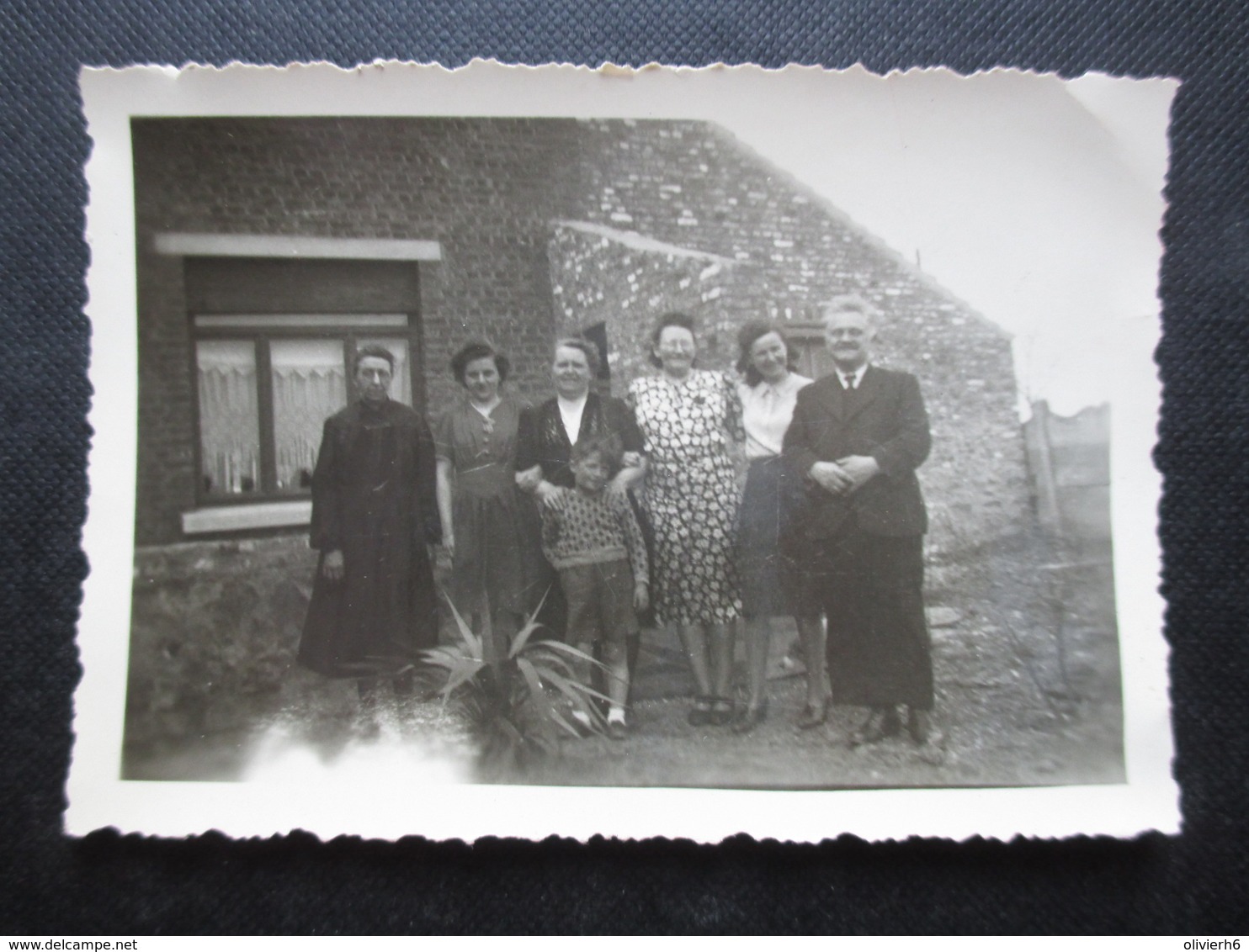 LOT 12 PHOTOS BELGIQUE (M1899) TONGRINNE / SOMBREFFE (2 vues) 1944 chez le docteur Douchamps