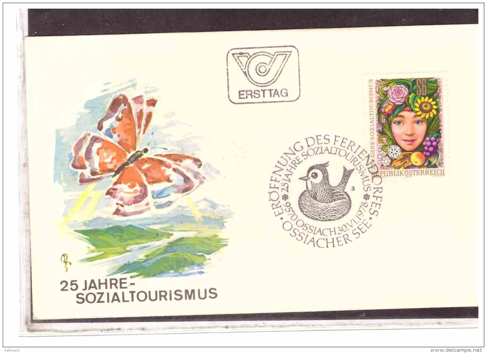 AU1253   -    OSSIACH  30.6.78   /   FDC    25 JAHRE SOZIALTOURISMUS - Sonstige & Ohne Zuordnung