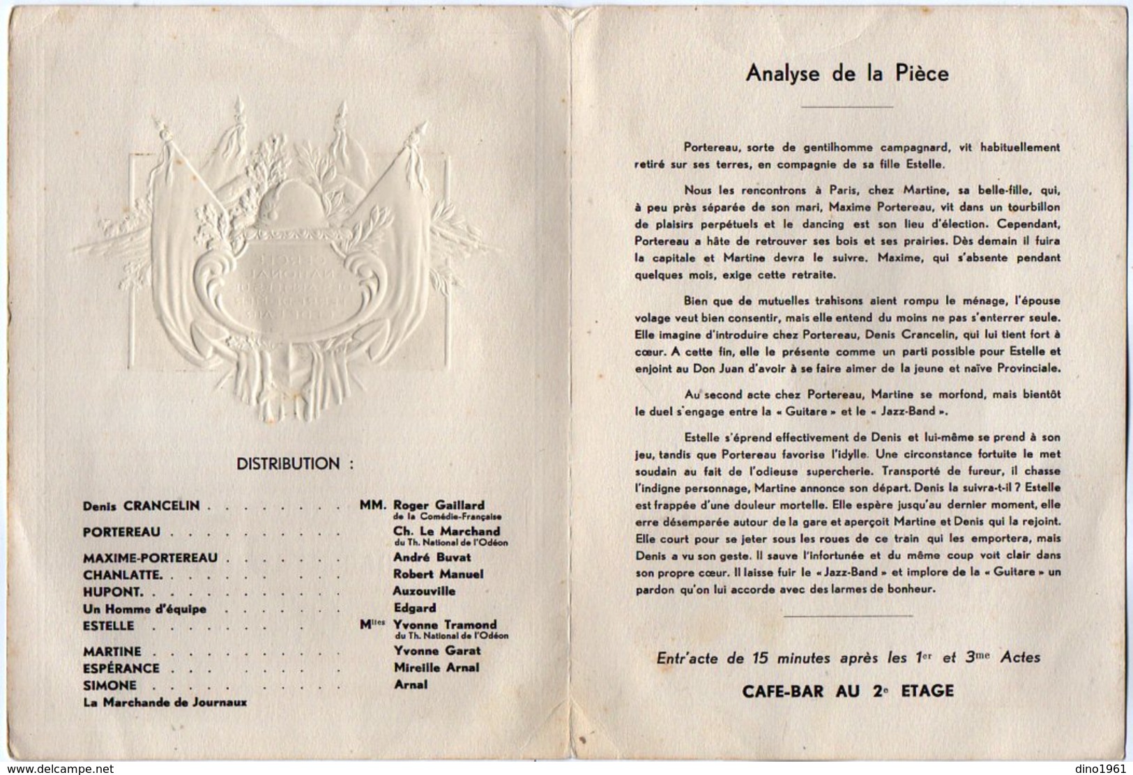 VP12.003 - MILITARIA - PARIS - Cercle National Des Armées De Terre De Mer Et De L' Air - Gala De 1935 - Documents