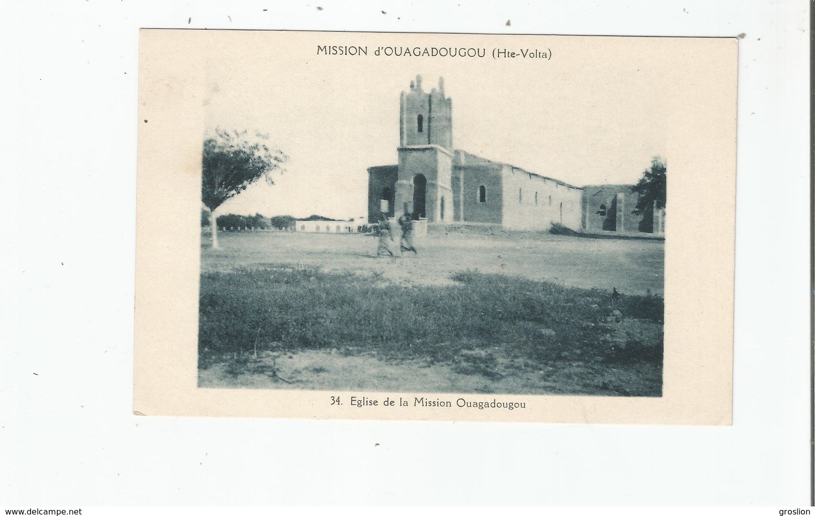 EGLISE DE LA MISSION D'OUAGADOUGOU 34  (HAUTE VOLTA) - Burkina Faso