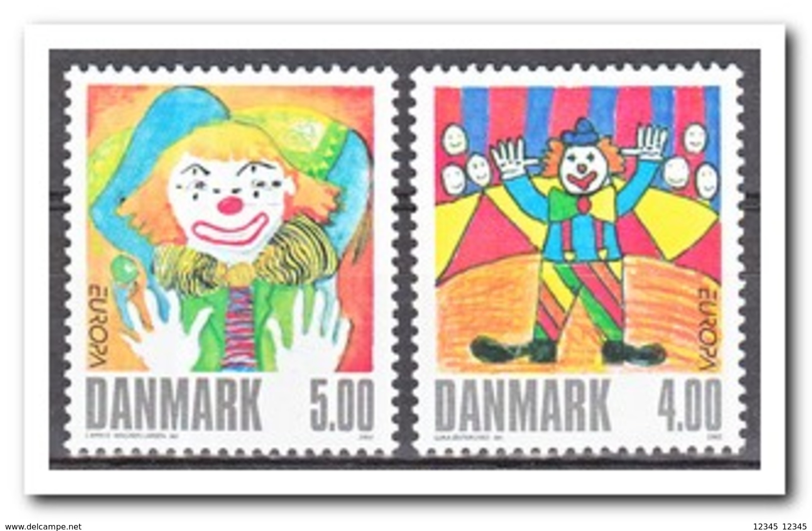 Denemarken 2002, Postfris MNH, Europe, Cept, Circus - Nuevos