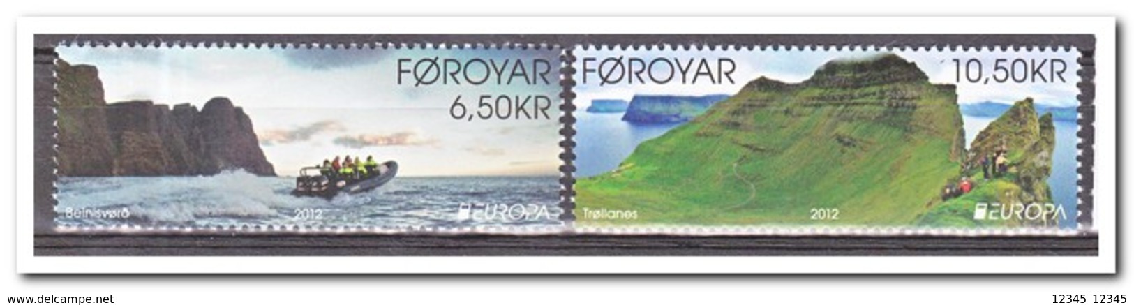 Faroer 2012, Postfris MNH, Europe, Cept, Nature - Färöer Inseln