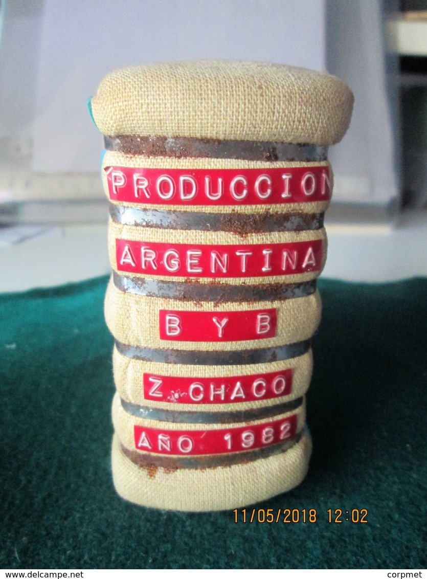 AUTHENTIC COTTON FADER - MINIATURE 9 X 5 CM- HARVEST OF THE ARGENTINE CHACO OF 1982 - Made By BUNGE - 200 GRAMS - Altri & Non Classificati