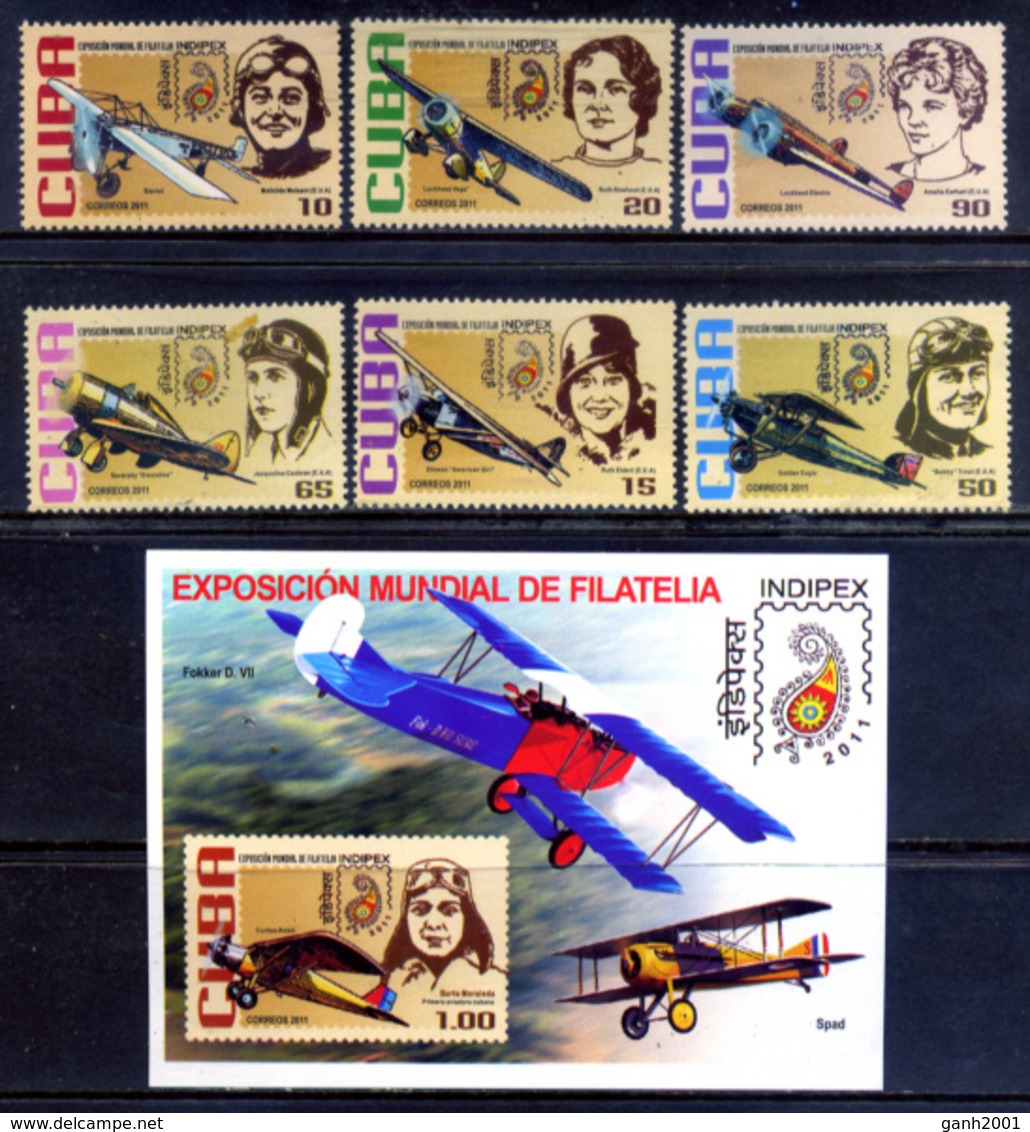 Cuba 2011 / Aviation Airplanes Aircrafts MNH Aviacion Luftfahrt / Cu8501  C3 - Aviones