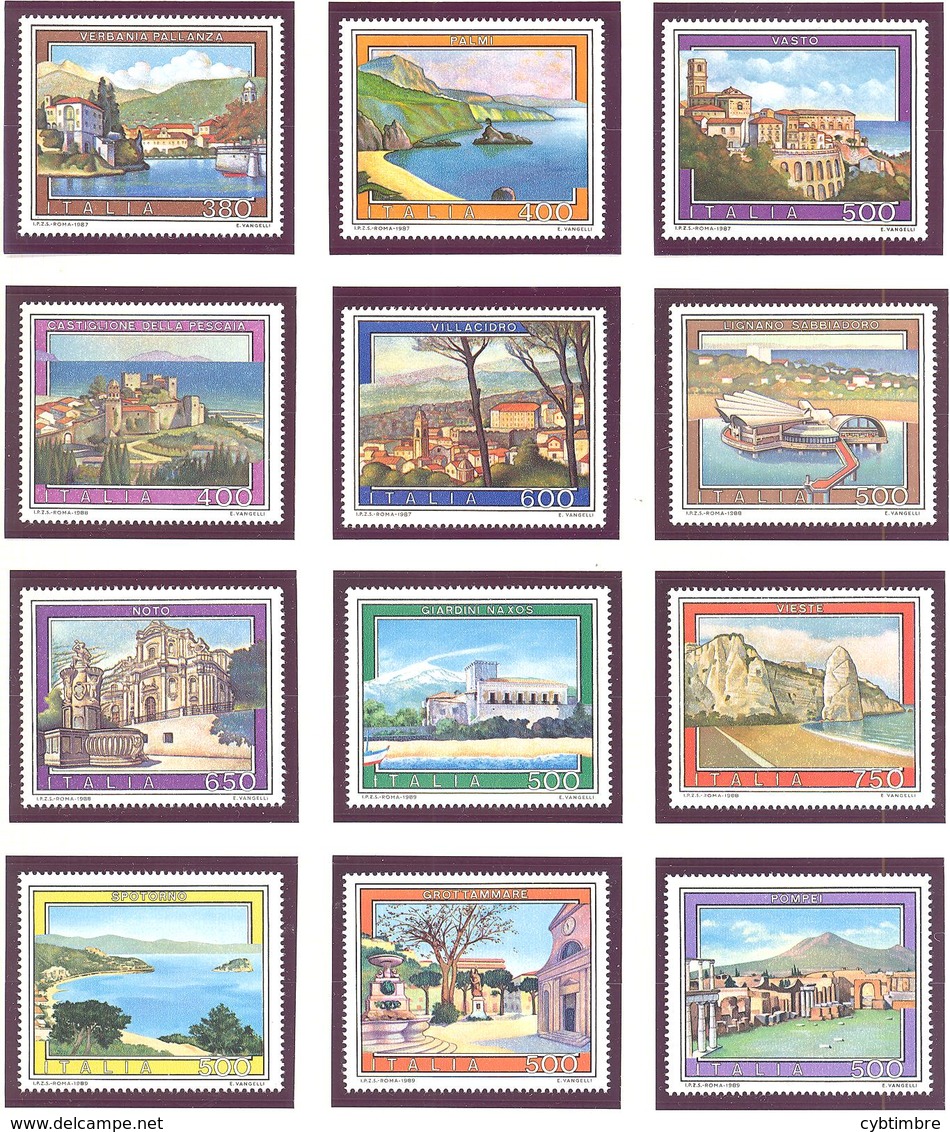 Italie: Année 1974 à 1983**; MNH; Tourisme; Voir Les 6 Scans - 1981-90: Neufs