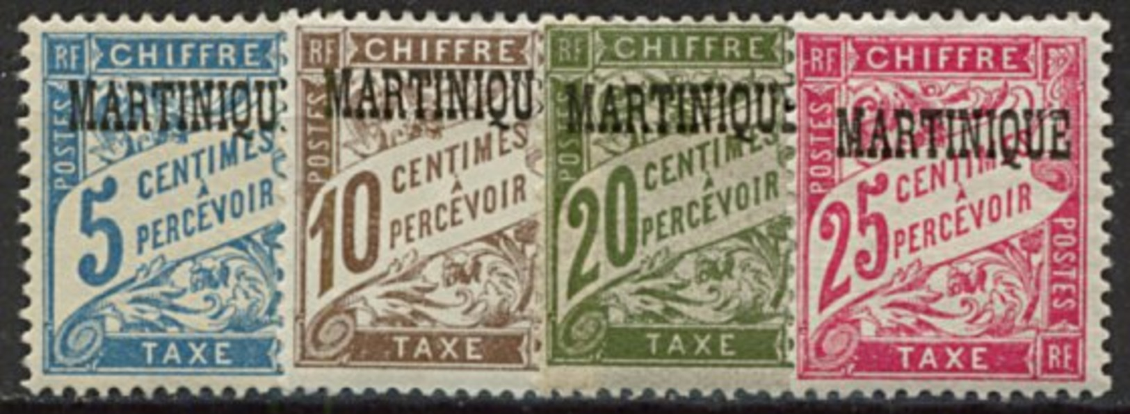 Martinique, Taxe N° 01 à N° 11** Y Et T, 1 / 11 - Timbres-taxe