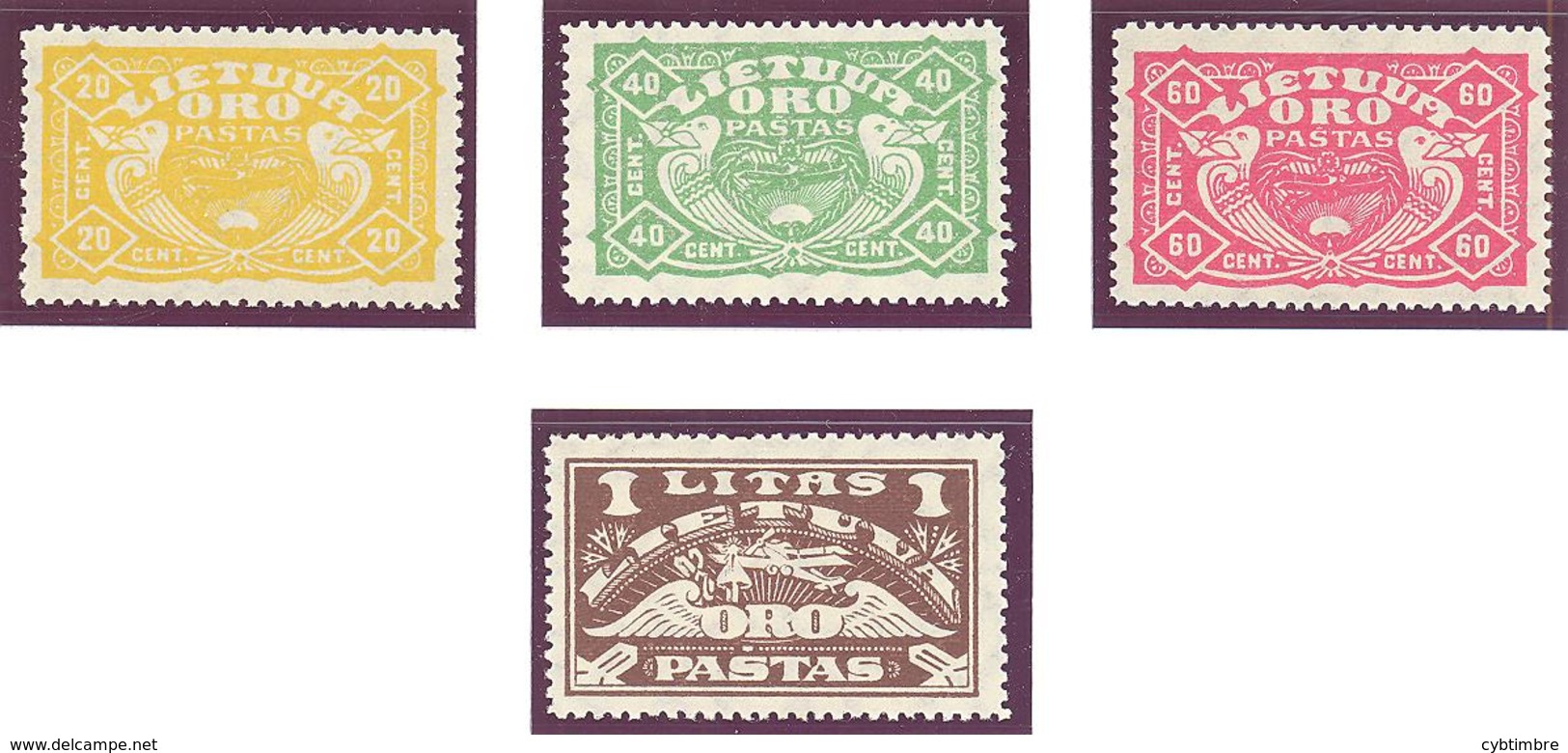 Lituanie: Yvert N° A 32/35**; MNH - Lituanie