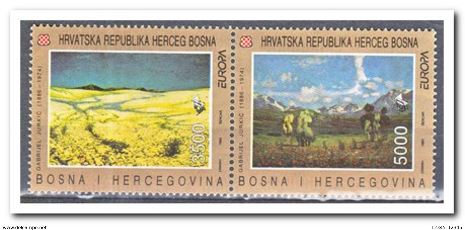 Kroatië 1993, Postfris MNH, Europe, Cept, Nature - Croazia