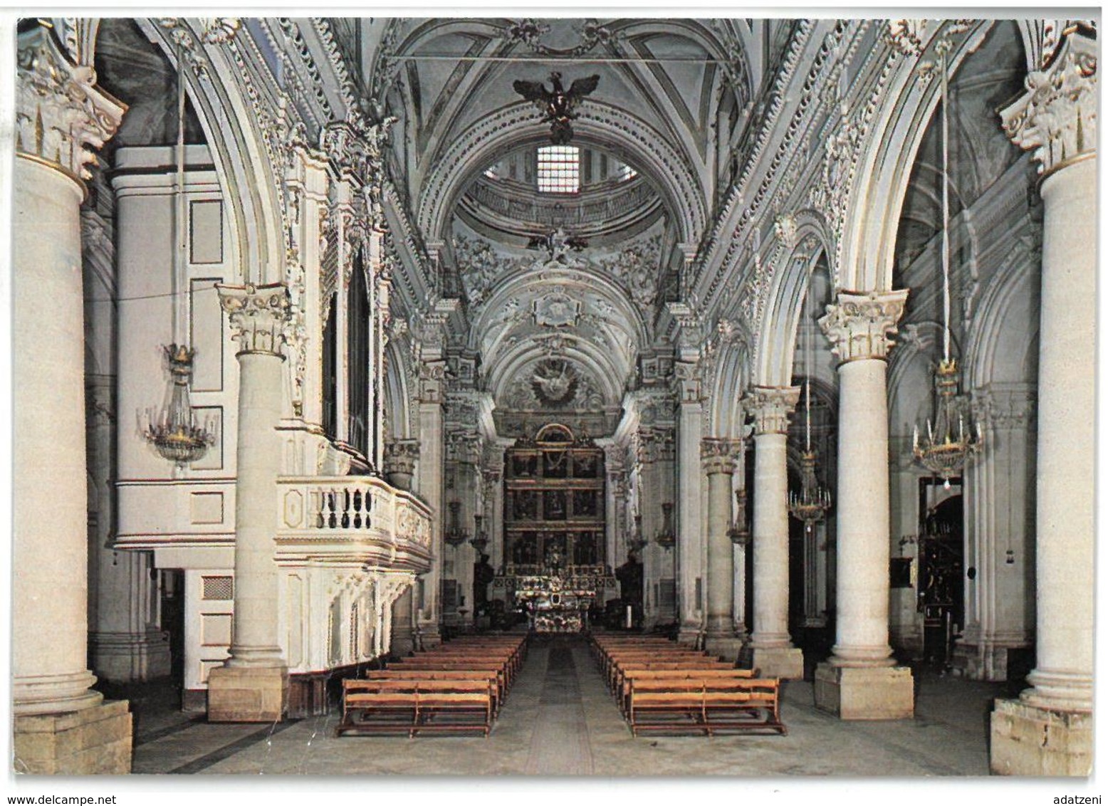 Sicilia Modica (Ragusa) Chiesa Madre S. Giorgio - Interno Non Viaggiata - Modica