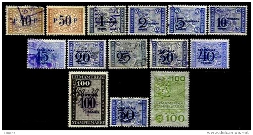 FINLAND, Stamp Duty, Used, F/VF - Fiscali