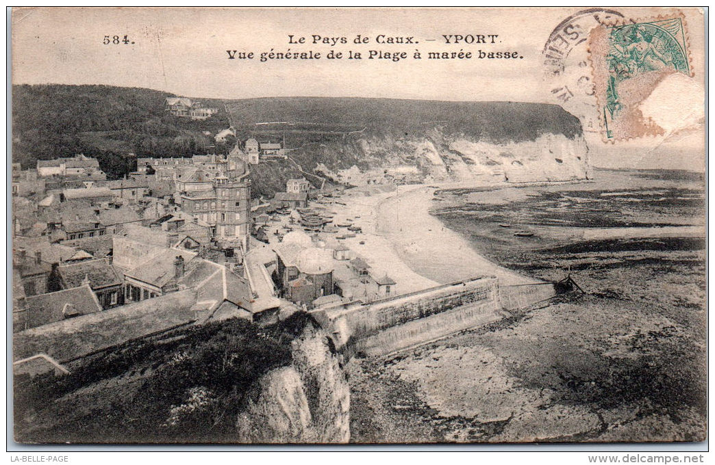 76 YPORT - Vue Générale De La Plage à Marée Basse - Yport