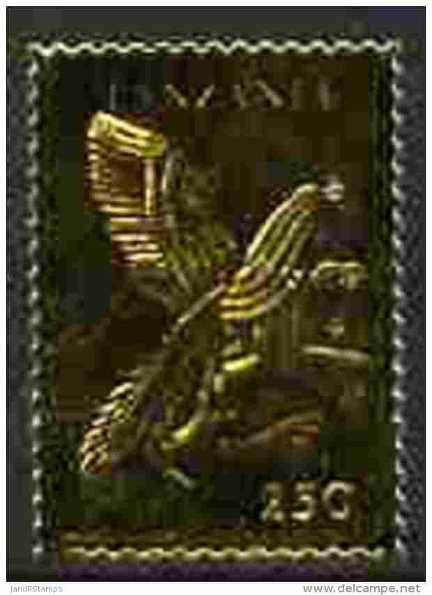 70870 Tanzania 1994 Prehistoric Animals - 250s Archaeopteryx Embossed In Gold Foil, Unmounted Mint As SG1804 - Prehistorics