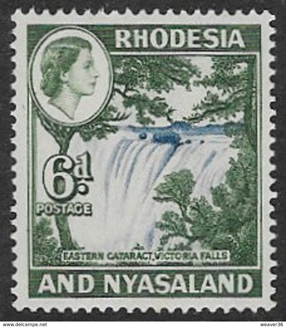 Rhodesia & Nyasaland SG24 1959 Definitive 6d Unmounted Mint [37/30708/2D] - Rhodesia & Nyasaland (1954-1963)