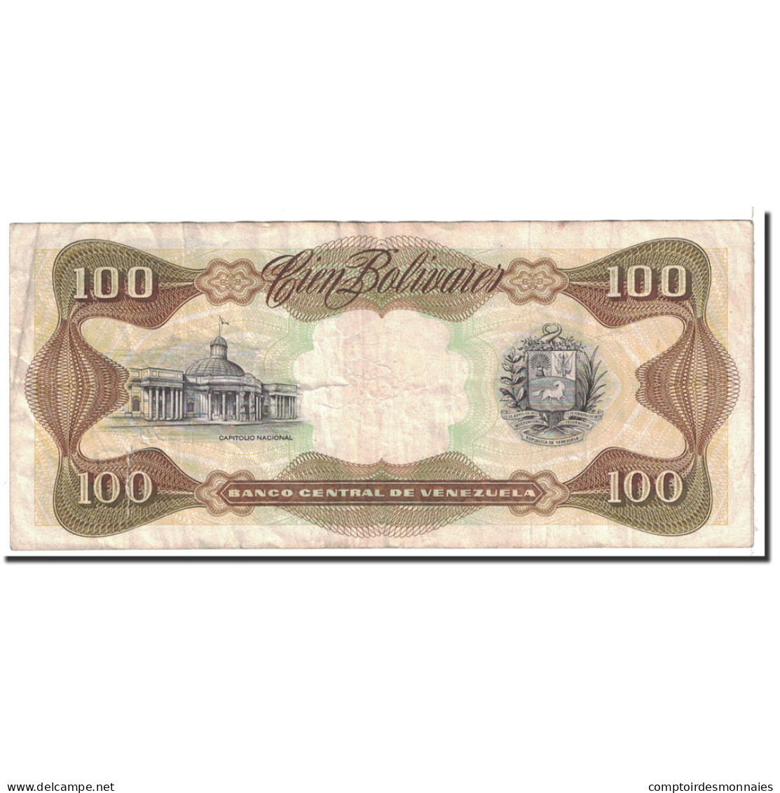 Billet, Venezuela, 100 Bolivares, 1998, 1998-10-29, KM:66g, TTB - Venezuela