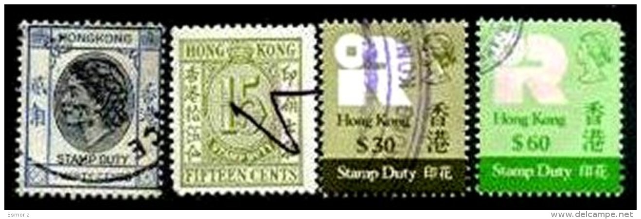 HONG-KONG, Stamp Duty, Used, F/VF - Postal Fiscal Stamps