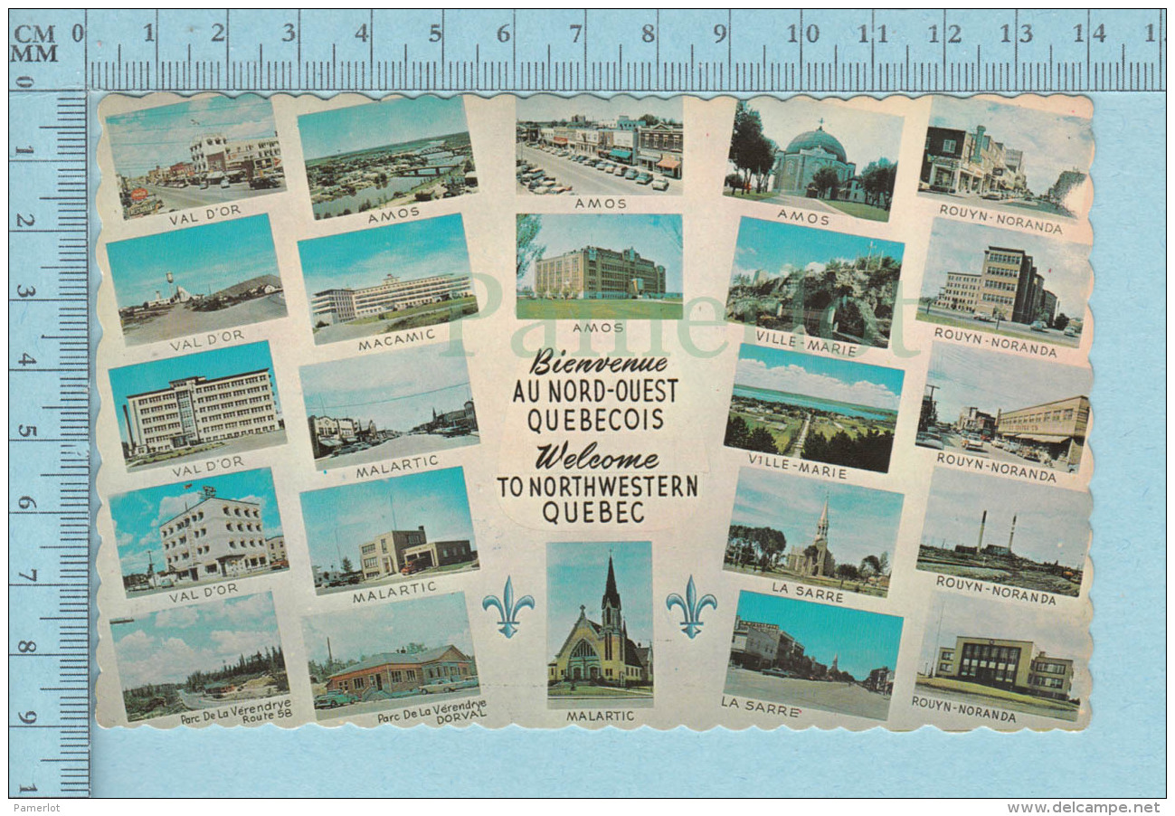 L'Abitibi Quebec - Bienvenue Au Nord Du Quebec, Multi-vues- Carte Postale, Postcard - Souvenir De...