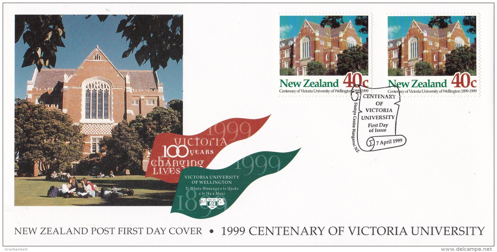 New Zealand 1999 Centenary Of Victoria University Of Wellington FDC - FDC