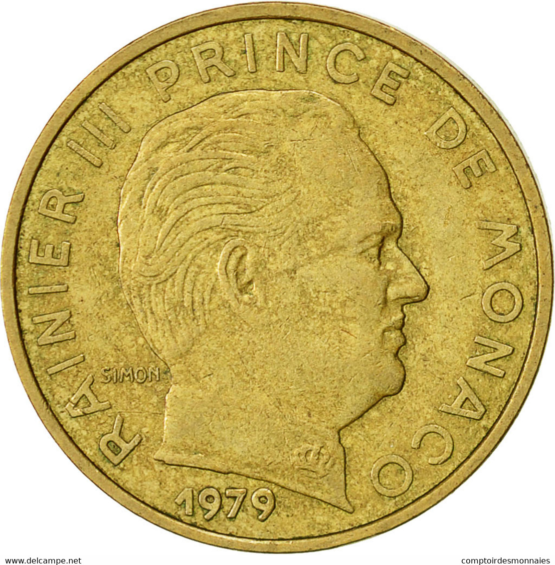 Monnaie, Monaco, Rainier III, 10 Centimes, 1979, TTB, Aluminum-Bronze, KM:142 - 1960-2001 Nouveaux Francs