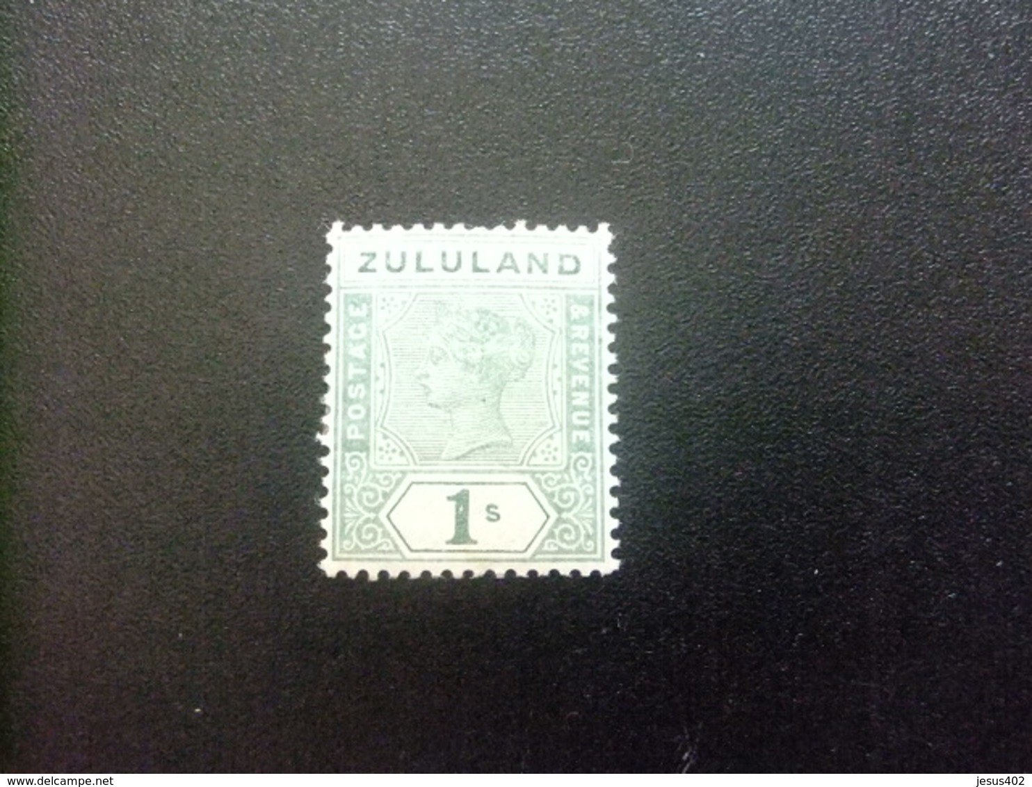 ZULULAND 1894 REINA VICTORIA Yvert 19 * Stanley Gibbons N 25 MH Corona CA - Zululand (1888-1902)