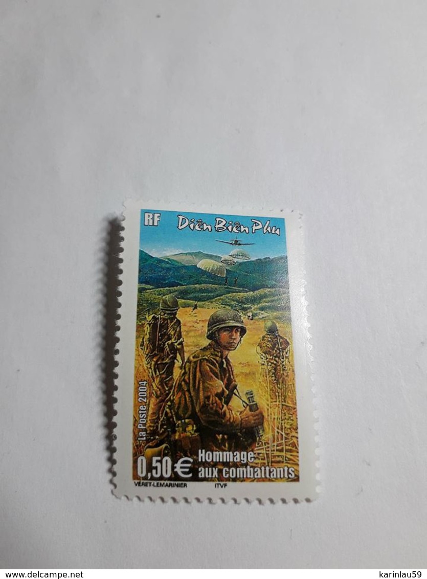 Timbre France YT 3667 " Bataille De Dien Bien Phu " 2004 Neuf - Unused Stamps