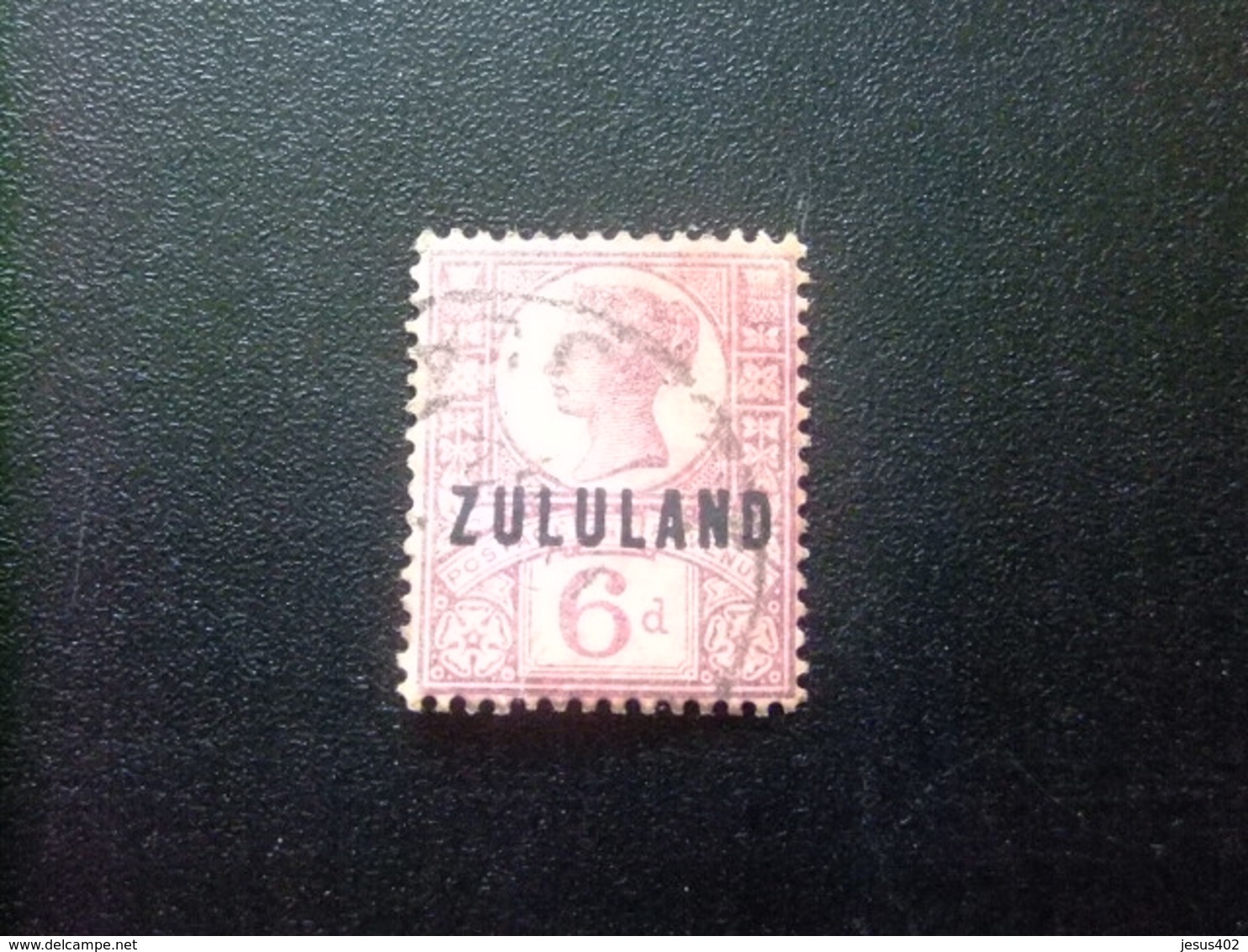 ZULULAND 1888 REINA VICTORIA Yvert  8 FU Stanley Gibbons 8 FU Fil Corona - Zululand (1888-1902)