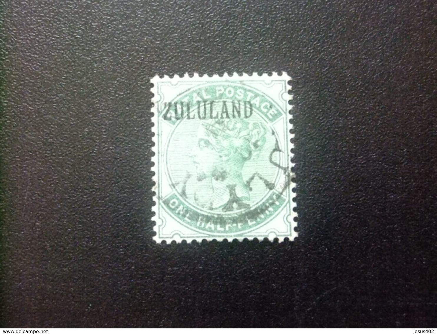 ZULULAND 1888 REINA VICTORIA Yvert N 12 FU SG. N 12 FU Fil Corona CA - Zululand (1888-1902)