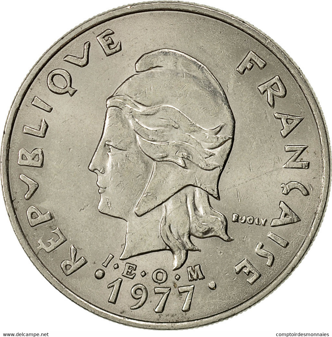 Monnaie, French Polynesia, 20 Francs, 1977, Paris, TTB, Nickel, KM:9 - Französisch-Polynesien