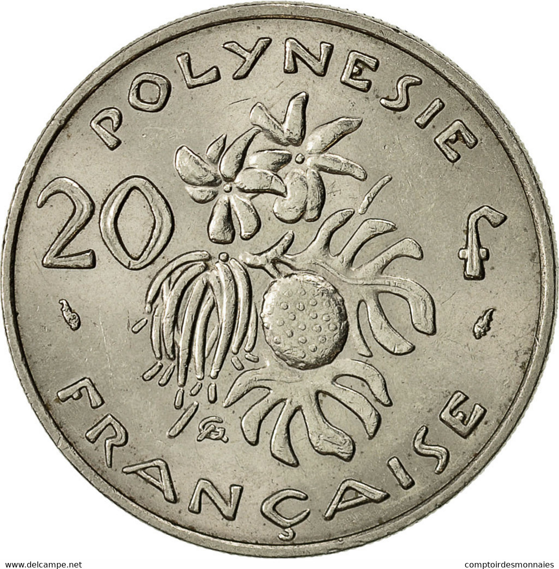 Monnaie, French Polynesia, 20 Francs, 1977, Paris, TTB, Nickel, KM:9 - Französisch-Polynesien