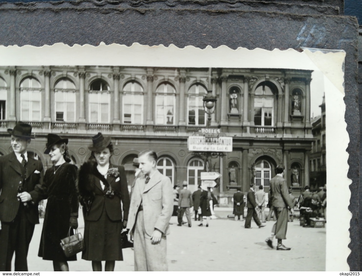 ORSTSKOMMANDANTUR COMMANDEMENT MILITAIRE ARMÉE ALLEMANDE OCCUPATION BELGIQUE OU FRANCE GUERRE LOT 16 PHOTOS - Guerre, Militaire