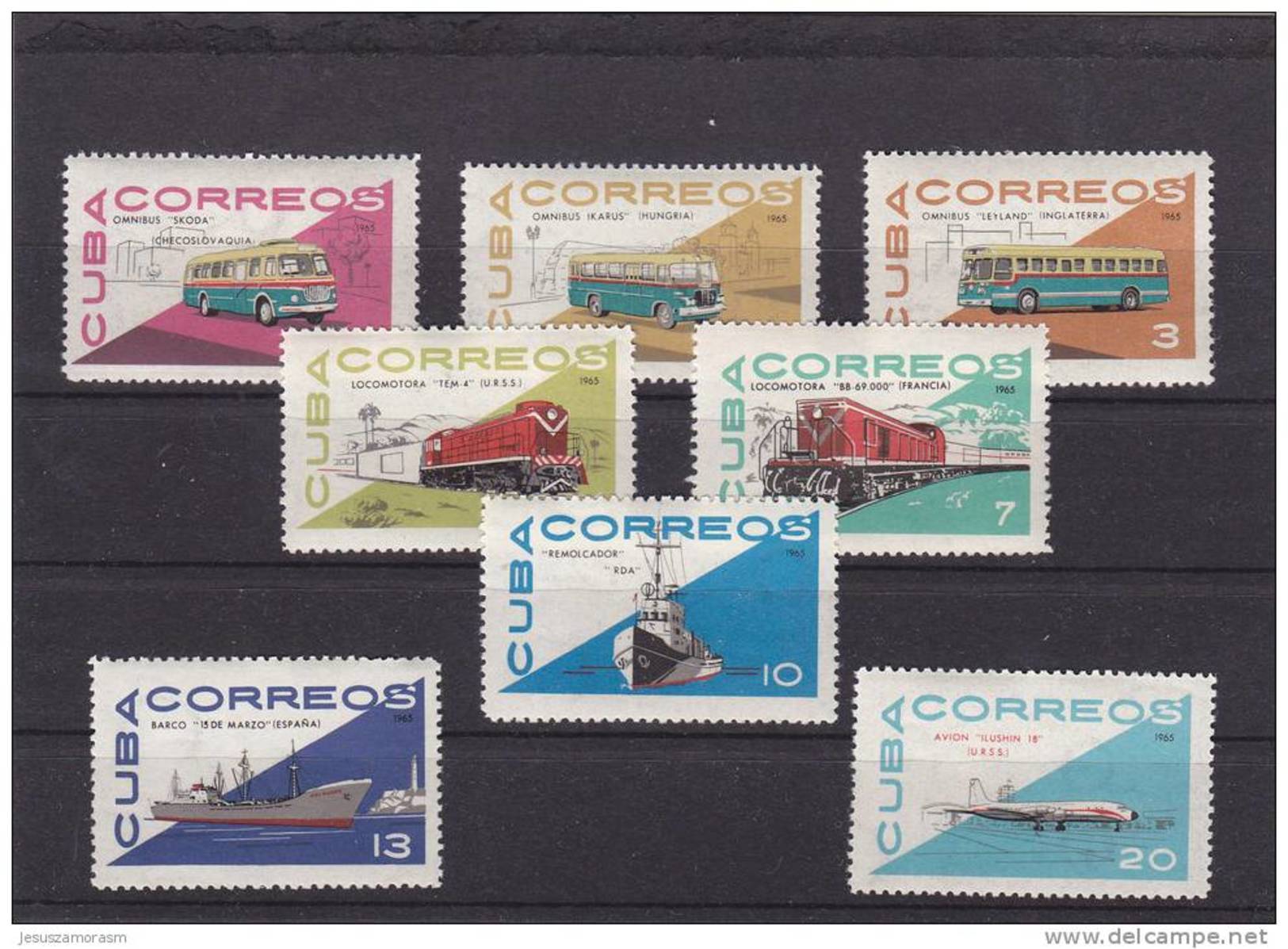 Cuba Nº 942 Al 949 - Unused Stamps