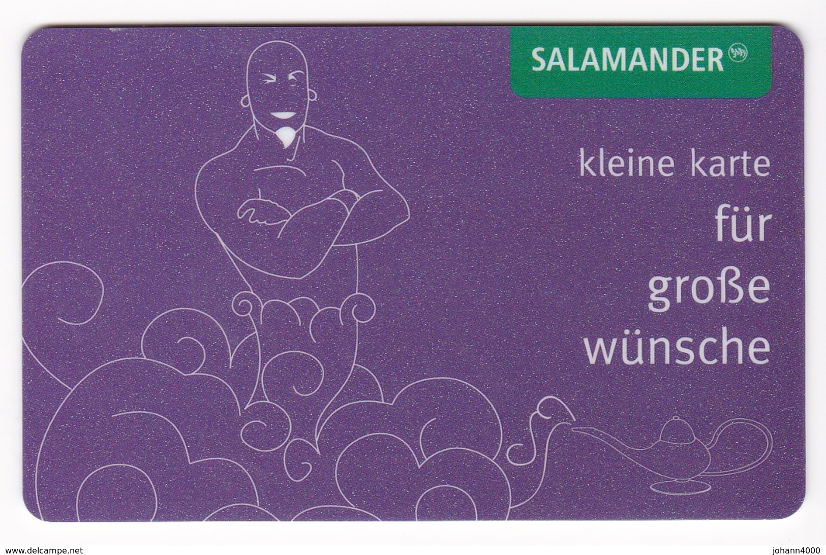 Geschenkkarte Salamander Gift Weiß - Gift Cards