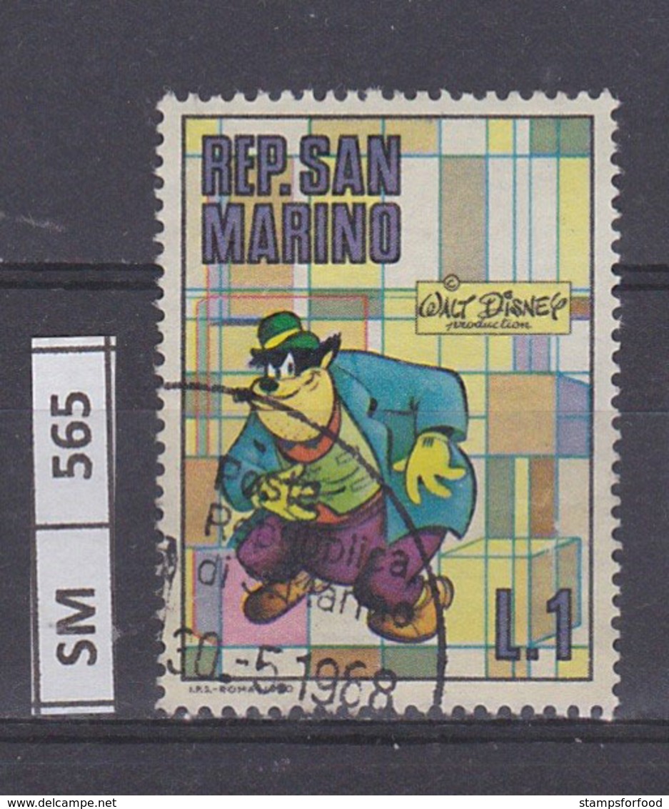 SAN MARINO  1970	Walt Disney L. 1 Usato - Used Stamps